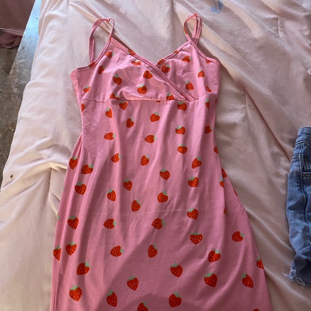 bodycon strawberry shortcake dress